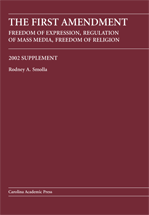 The First Amendment: 2002 Supplement cover