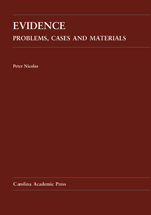 Evidence: Problems, Cases and Materials cover