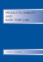 Products Liability and Basic Tort Law cover