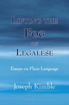 Lifting the Fog of Legalese: Essays on Plain Language cover