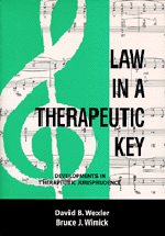 Law in a Therapeutic Key: Developments in Therapeutic Jurisprudence cover