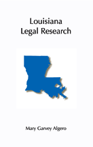 Louisiana Legal Research cover