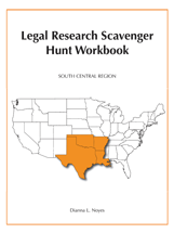 Legal Research Scavenger Hunt Workbook: South Central Region cover