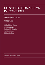Constitutional Law in Context, Volume 1, Third Edition cover