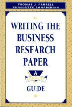 Writing the Business Research Paper: A Complete Guide cover