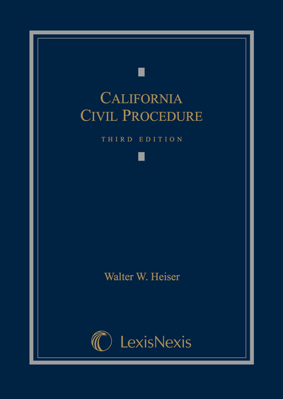 California Civil Procedure, Third Edition cover