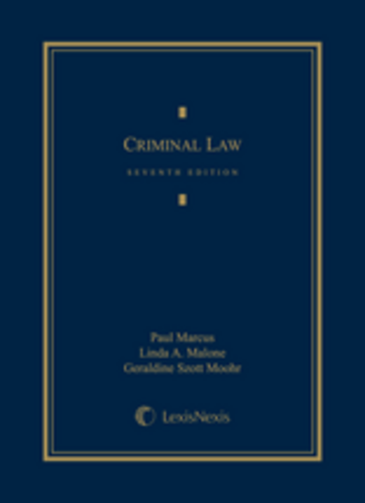 Criminal Law, Seventh Edition cover