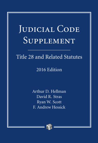 Judicial Code Supplement, 2016 Edition