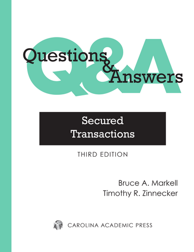 Questions & Answers: Secured Transactions, Third Edition cover