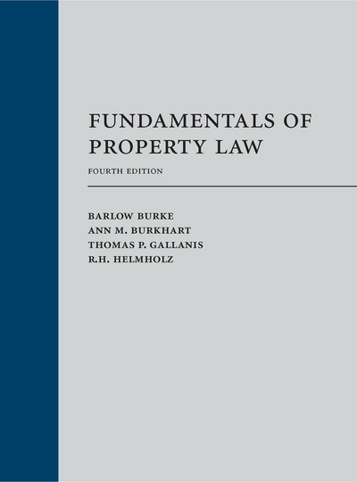 Fundamentals of Property Law, Fourth Edition cover