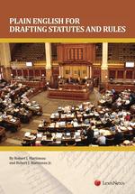 Plain English for Drafting Statutes and Rules cover