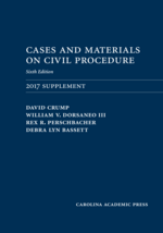 Cases and Materials on Civil Procedure: 2017 Document Supplement cover