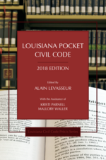 Louisiana Pocket Civil Code, 2018 Edition cover