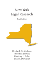 New York Legal Research cover