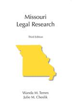 Missouri Legal Research cover