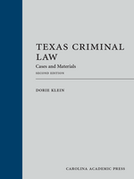 Texas Criminal Law cover